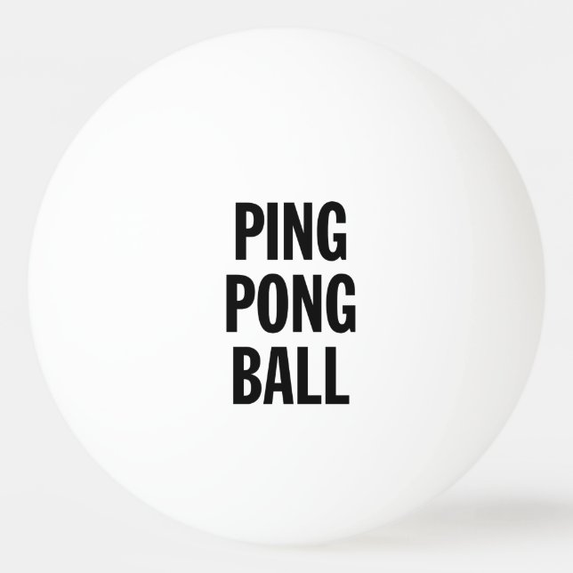 Generisk PingPong boll (Framsidan)
