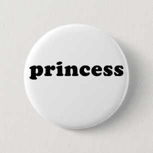 Generisk PRINCESS T-tröja Knapp
