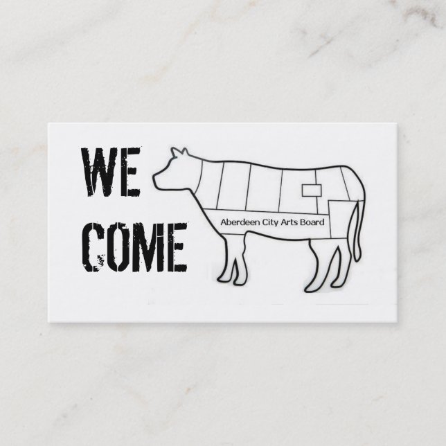 Generisk propagandavisitkort - en konst - No.41 Visitkort (Framsida)