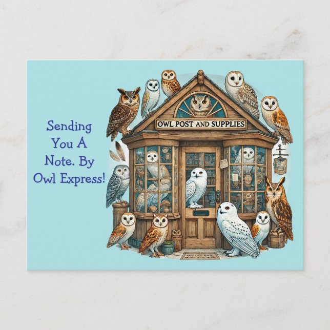 Generisk Uggle Express Vykort (Framsida)