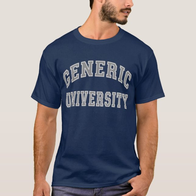Generisk universitetenmörkT-tröja Tröja (Framsida)