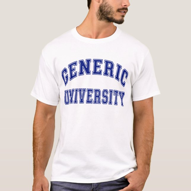 Generisk universitetenT-tröja Tee (Framsida)