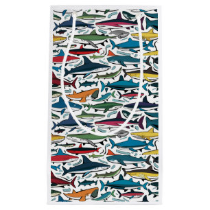 Generiska Abstrakter för Coola Shark Print