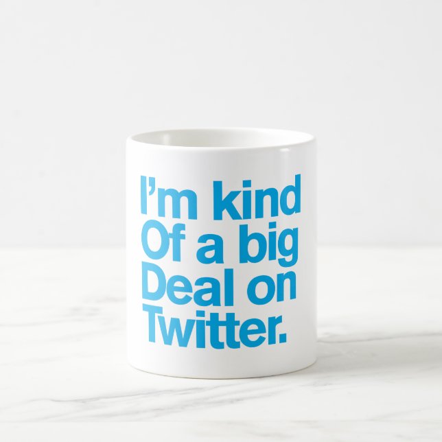 Generiska Comedy™/stor överenskommelse på Twitter. Kaffemugg (Center)