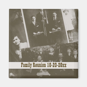 Generiska foton i Antique Family Reunion Magnet