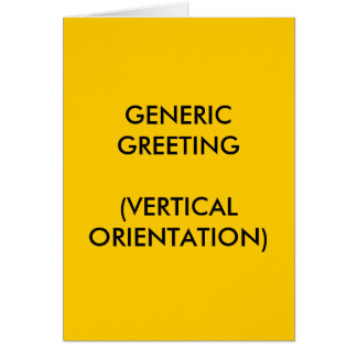 Generiskt Hälsningskort