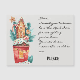 Generiskt magnetkort för Vinter-jul-Helgdag