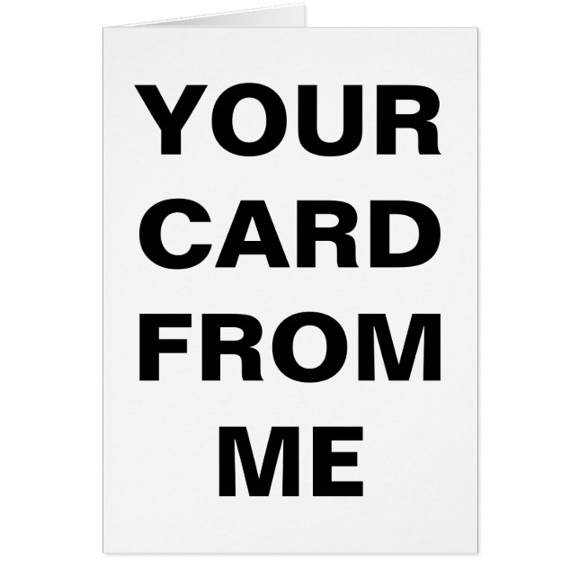 Generiskt särskilt visitkort hälsningskort (Framsidan)