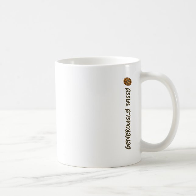 Generöst sassig med kaffebönor Författare Romanför Kaffemugg (Höger)