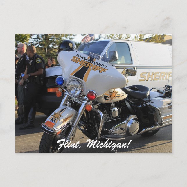 Genesee County Sherriff Vykort (Framsida)