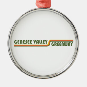 Genesee Valley Greenway New York Julgransprydnad Metall