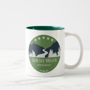 Genesee Valley Greenway New York Två-Tonad Mugg
