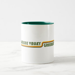 Genesee Valley Greenway New York Två-Tonad Mugg