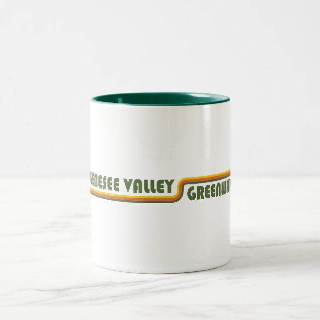 Genesee Valley Greenway New York Två-Tonad Mugg (Center)