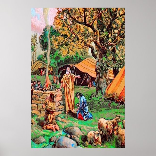 Genesis 12 Guds löften till Abram poster (Framsidan)