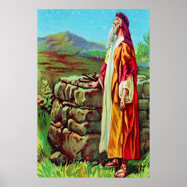 Genesis 15 Abram Tro Gud poster (Framsidan)