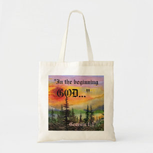 Genesis 1:1-bag tygkasse