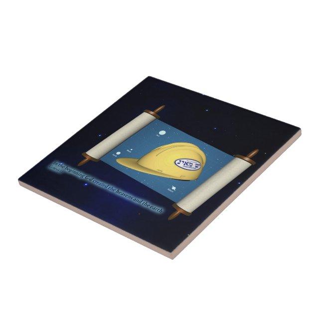 Genesis 1:1 - Construction Kakelplatta (Sidan)