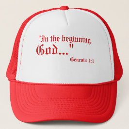 Genesis 1:1 Hat Truckerkeps