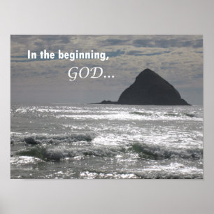 Genesis 1:1 I början, Gud Poster
