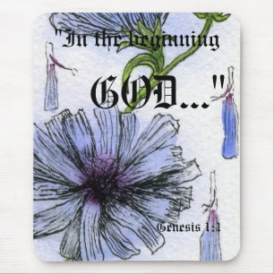 Genesis 1:1 Mousepad Musmatta
