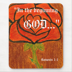 Genesis 1:1 Mousepad Musmatta