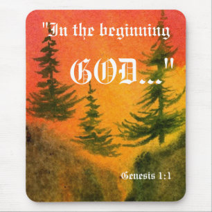 Genesis 1:1 Mousepad Musmatta