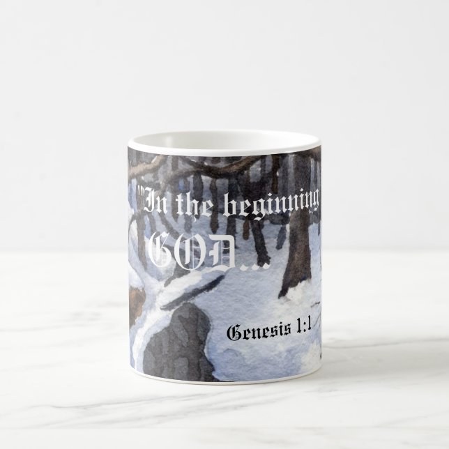 Genesis 1:1 Mugg (Center)