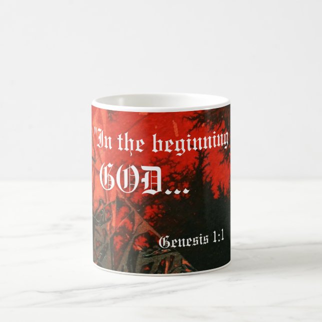Genesis 1:1 Mugg (Center)