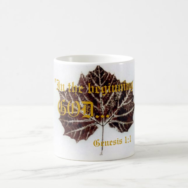 Genesis 1:1 Mugg (Center)