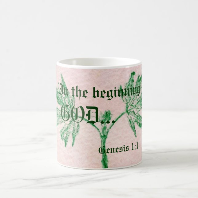 Genesis 1:1 Mugg (Center)