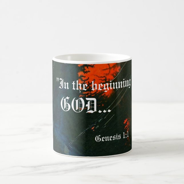 Genesis 1:1 Mugg (Center)