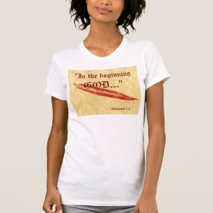 Genesis 1:1-skjorta t-shirt