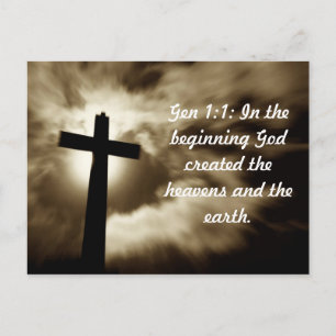 Genesis 1;1 vykort