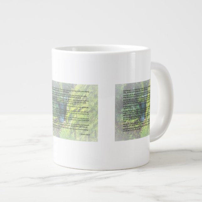 Genesis 1 24-31 Låt jorden komma fram Jumbo Mugg (Framsida höger)