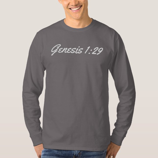 Genesis 1:29 t shirt (Framsida)