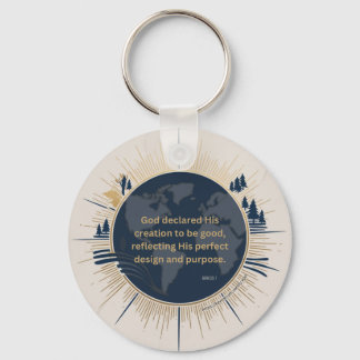 Genesis 1:31 - Guds skapelse var bra Nyckelring