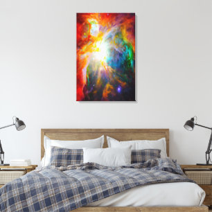 Genesis 1 I början av Gud Skapat Canvas