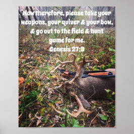 Genesis 27:3 Buck-Poster Poster
