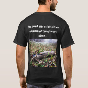 Genesis 27:3 Soluppgång och Venison Manar-shirt T Shirt