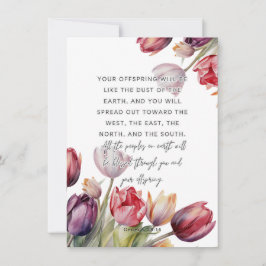 Genesis 28:14 inspirationskort för Mamma Julkort