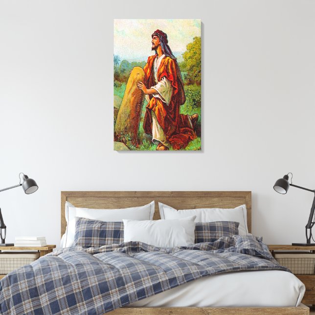 Genesis 28 Jakob har en dröm från Gud Canvas (Insitu (sovrum))