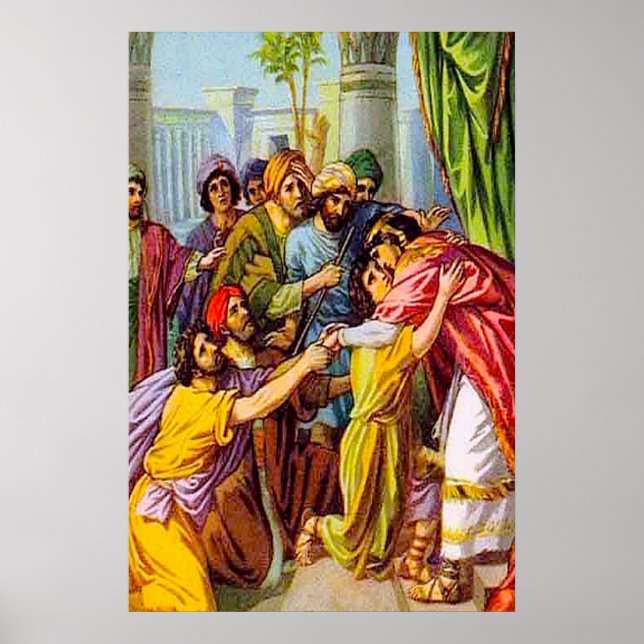 Genesis 45 Joseph Tells som han är Poster (Framsidan)
