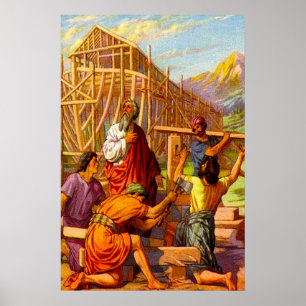 Genesis 6 Noah Bygger Ark poster