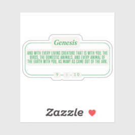 Genesis 9:10 klistermärken