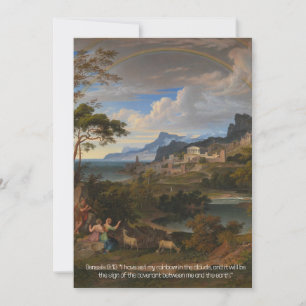 Genesis 9:13 Blank inuti hälsningskort Julkort