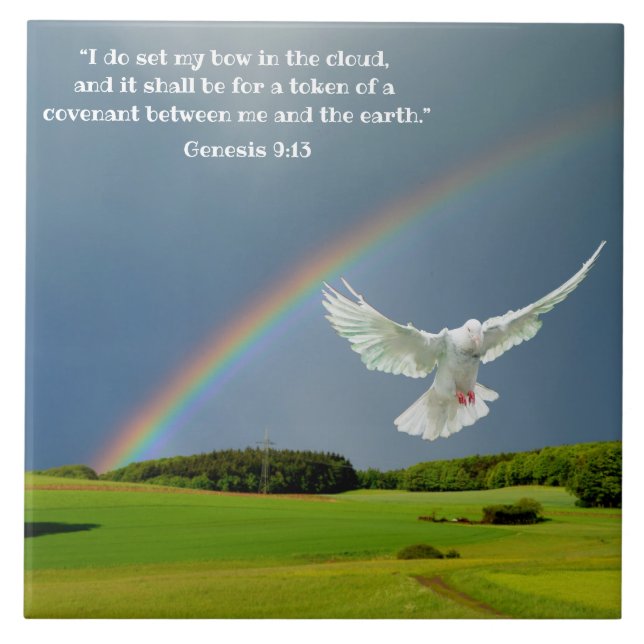 GENESIS 9:13 KAKELPLATTA (Framsidan)