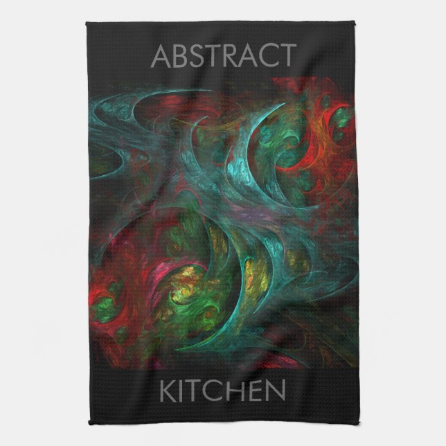 Genesis Abstrakt Art Kitchen Towel Kökshandduk (Vertikal)