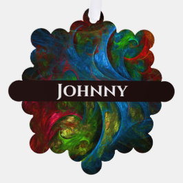 Genesis Blue Abstrakt Art