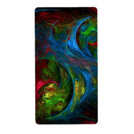 Genesis Blue Abstrakt Art Fractal Fraktsedel